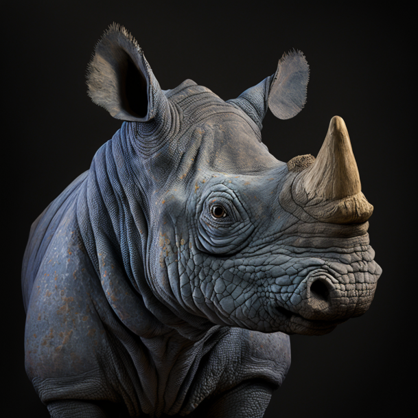 Javan rhino is a type of rhinoceros and  rare animal species