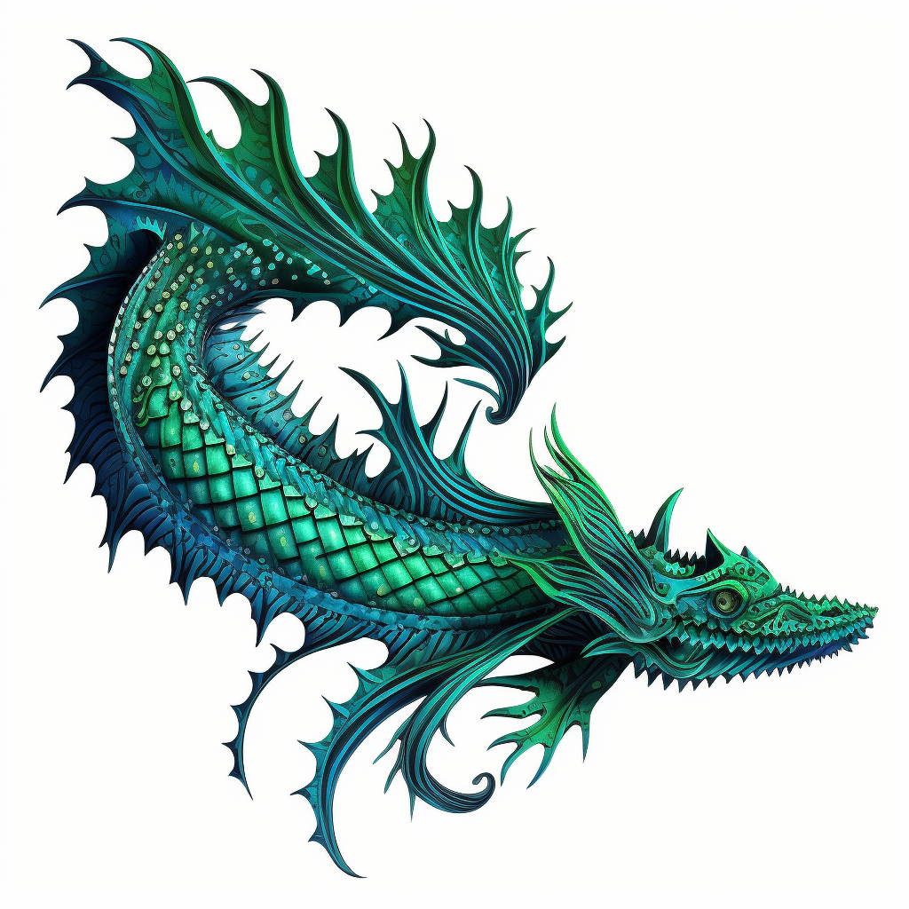 sea serpent - a sea monster